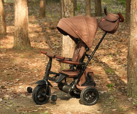 Qplay Qplay Rowerek Trójkołowy Rito Deluxe Rubber Brown