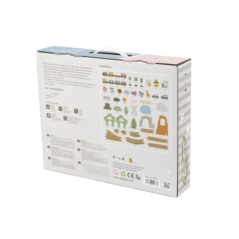 Viga Viga 44067 PolarB Pociąg zestaw 92 elementów