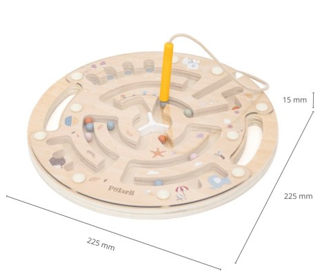 Viga Viga 44283 PolarB Drewniany Labirynt Magnetyczny - Gra Zręcznościowa
