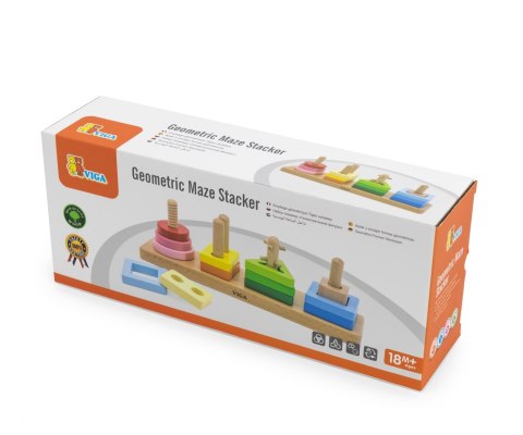 Viga Viga 44685 Klocki z sorterem kształtów - figury geometryczne
