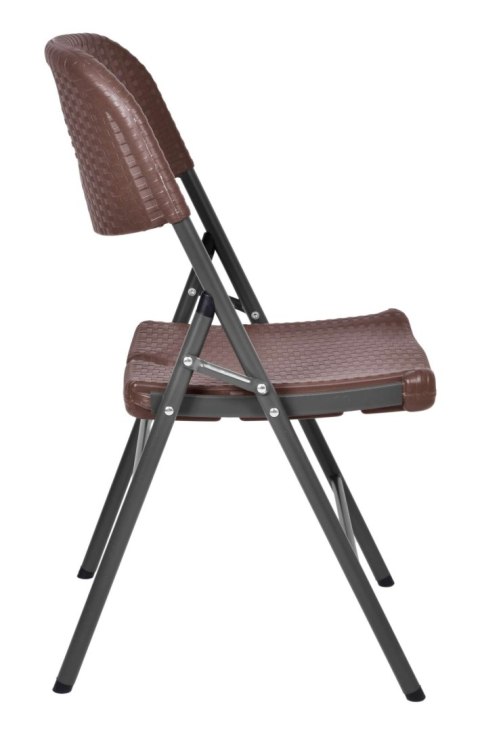 Krzesło cateringowe RATTAN brązowe Krzesło cateringowe RATTAN brązowe