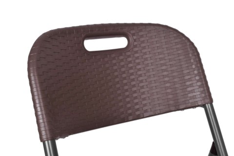 Krzesło cateringowe RATTAN brązowe Krzesło cateringowe RATTAN brązowe