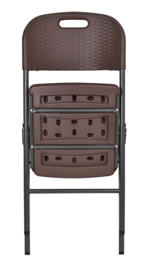 Krzesło cateringowe RATTAN brązowe Krzesło cateringowe RATTAN brązowe