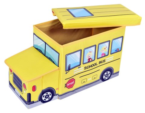 Pojemnik na zabawki Autobus żółty Pojemnik na zabawki Autobus żółty