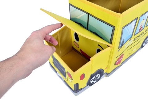 Pojemnik na zabawki Autobus żółty Pojemnik na zabawki Autobus żółty