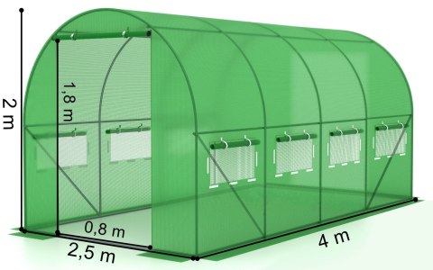 Pokrycie na tunel foliowy szklarnię ogrodową 2,5x4 m Pokrycie na tunel foliowy szklarnię ogrodową 2,5x4 m
