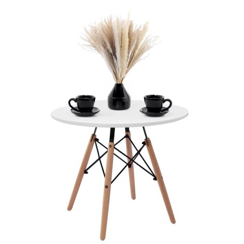 Stolik okrągły PARIS DTW 60 cm biały Stolik okrągły PARIS DTW 60 cm biały