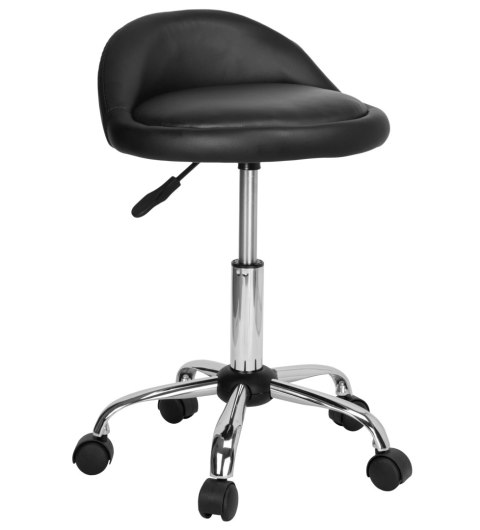 Taboret kosmetyczny fryzjerski LOMO czarny Taboret kosmetyczny fryzjerski LOMO czarny