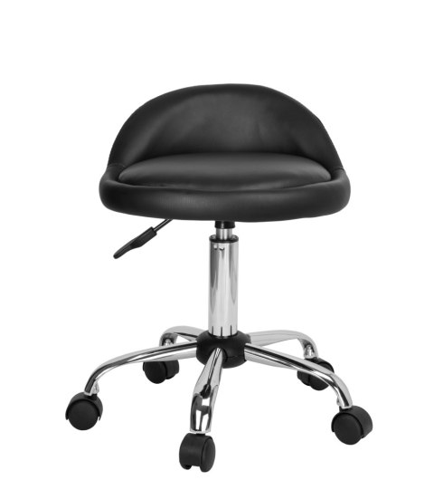Taboret kosmetyczny fryzjerski LOMO czarny Taboret kosmetyczny fryzjerski LOMO czarny
