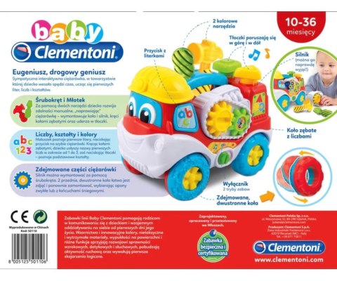 Clementoni Clementoni 50110 Baby Eugeniusz Drogowy Geniusz