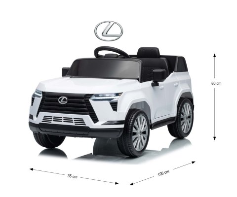 Milly Mally Milly Mally Pojazd na akumulator Lexus GX550 White