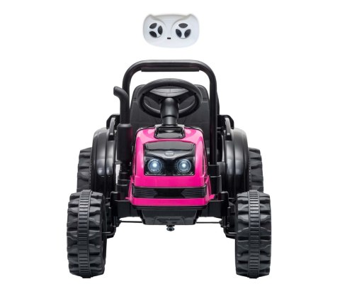 Milly Mally Milly Mally Pojazd na akumulator Traktor z przyczepą Farmer Pink