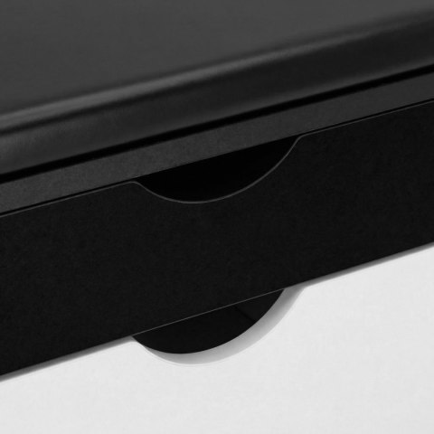 Szafka na buty do przedpokoju HEDOR BLACK/WHITE