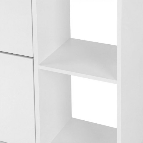 Szafka na buty z regałem ZEFIR white