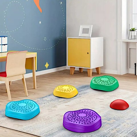 Luxma Kamienie sensoryczne zestaw 5 kolorów dla dzieci, ćwiczenia i Zabawa