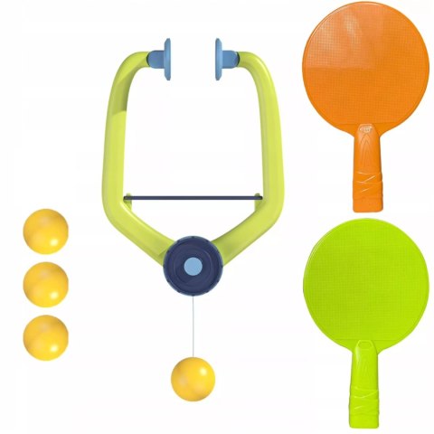 Luxma Ping Pong Podwieszany dla Dzieci i Dorosłych + 6 Piłek 2 Rakietki gra