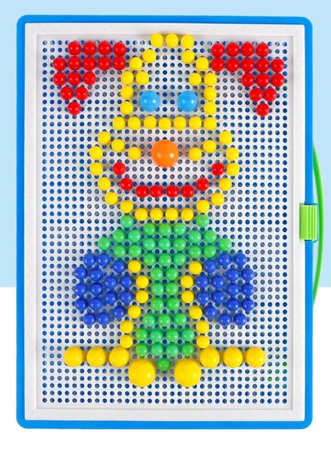 Luxma Puzzle pinezki grzybki kreatywna układanka 3+ walizka