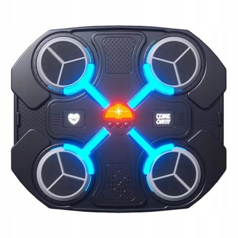 Luxma Tarcza Bokserska Muzyczna Bluetooth LED Smart Trening 3 Tryby Czarna