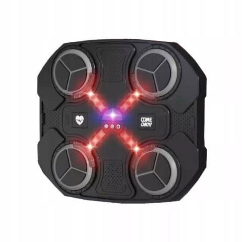 Luxma Tarcza Bokserska Muzyczna Bluetooth LED Smart Trening 3 Tryby Czarna