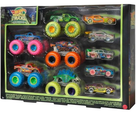 Mix Mattel HCB57 Hot Wheels Monster Trucks Zestaw Świecący w Ciemności