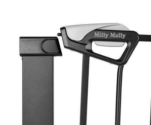 Milly Mally Milly Mally Bramka zabezpieczająca Barierka na schody z rozszerzeniami Guardy 118 Black