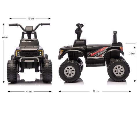 Milly Mally Milly Mally Pojazd na akumulator Ford F-150 Raptor Black