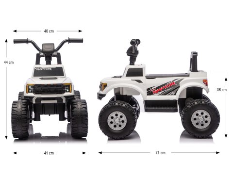 Milly Mally Milly Mally Pojazd na akumulator Ford F-150 Raptor White