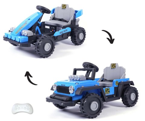 Milly Mally Milly Mally Pojazd na akumulator Prime 2w1 Blue