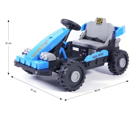 Milly Mally Milly Mally Pojazd na akumulator Prime 2w1 Blue