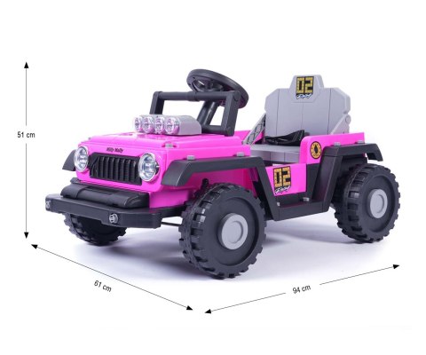 Milly Mally Milly Mally Pojazd na akumulator Prime 2w1 Pink