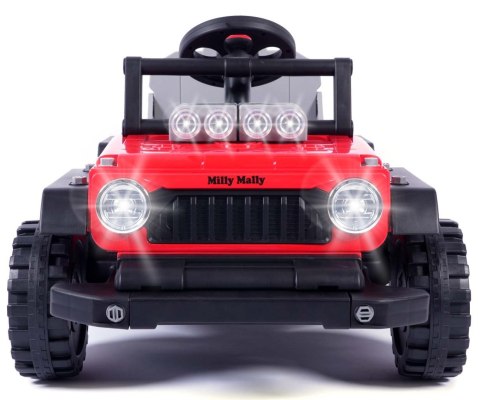Milly Mally Milly Mally Pojazd na akumulator Prime 2w1 Red