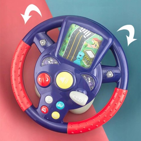 Luxma Interaktywna Kierownica dla Dzieci Symulator Jazdy Światła Dźwięki