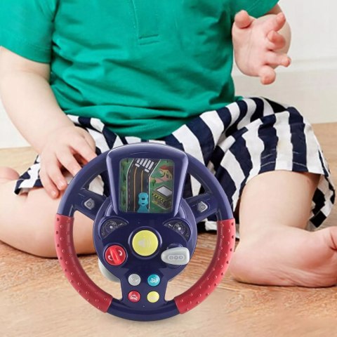 Luxma Interaktywna Kierownica dla Dzieci Symulator Jazdy Światła Dźwięki