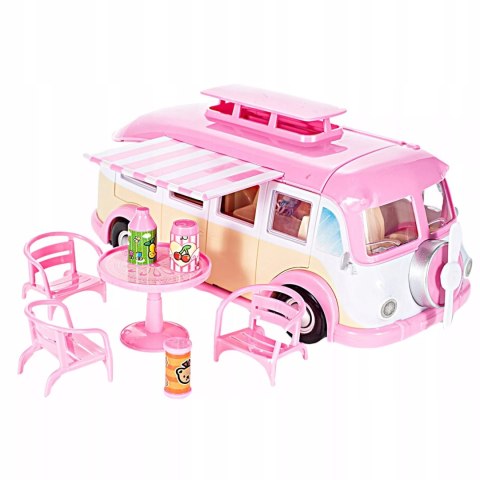 Luxma Kamper Lodziarnia dla Lalek - Food Truck, Mini Kawiarnia z Akcesoriami