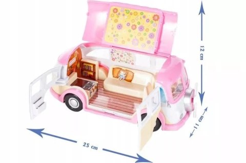Luxma Kamper Lodziarnia dla Lalek - Food Truck, Mini Kawiarnia z Akcesoriami