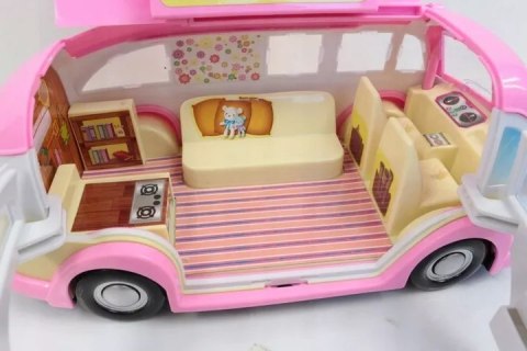 Luxma Kamper Lodziarnia dla Lalek - Food Truck, Mini Kawiarnia z Akcesoriami