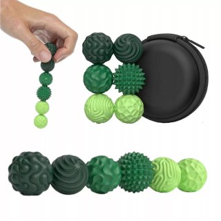 Luxma Magnetyczne kulki sensoryczne antystresowe z etui ADHD ASD SI 6 szt zielone