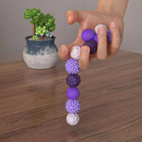 Luxma Magnetyczne kulki sensoryczne antystresowe z etui ADHD ASD SI 8 szt fiolet