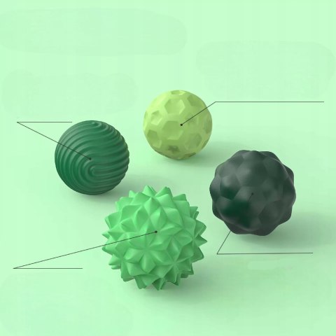 Luxma Magnetyczne kulki sensoryczne antystresowe z etui ADHD ASD SI 8 szt zielone