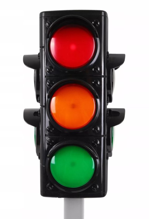 Luxma Sygnalizator drogowy świetlny LED z dźwiękiem i światłem dla dzieci 2 tryby
