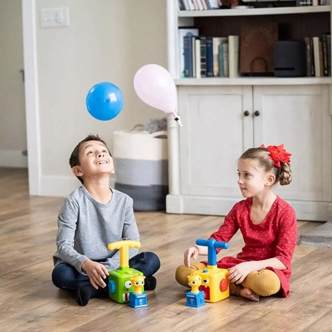 Luxma Wyrzutnia balonowa samochód żabka + pompka zestaw aerodynamiczny 12 balonów