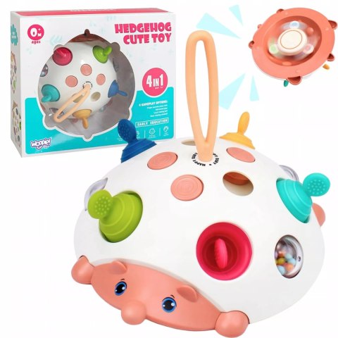 Luxma Zabawka Sensoryczna 4w1 Jeż Jeżyk Pop It Spinner Grzechotka Antystresowa