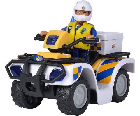 Mix Smoby 8367 Strażak Sam Quad Policyjny z Figurką