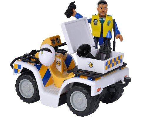 Mix Smoby 8367 Strażak Sam Quad Policyjny z Figurką