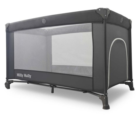 Milly Mally Milly Mally Łóżeczko turystyczne Mirage Dark Grey