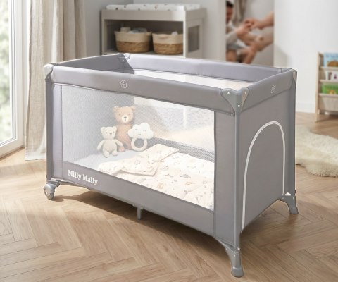 Milly Mally Milly Mally Łóżeczko turystyczne Mirage Grey