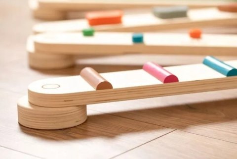 Luxma Balansująca ścieżka drewniana tor równowagi dla dzieci edukacyjny