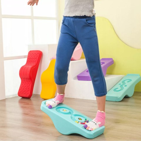Luxma Deska Sensoryczna Równoważna Dla Dzieci Balans Montessori miętowa