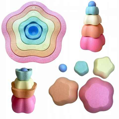 Luxma Kamienie sensoryczne Montessori ścieżka balansująca dla dzieci do ćwiczeń