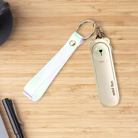 Luxma Mini Wentylator USB Przenośny 3 Biegi Składany Kieszonkowy Miś